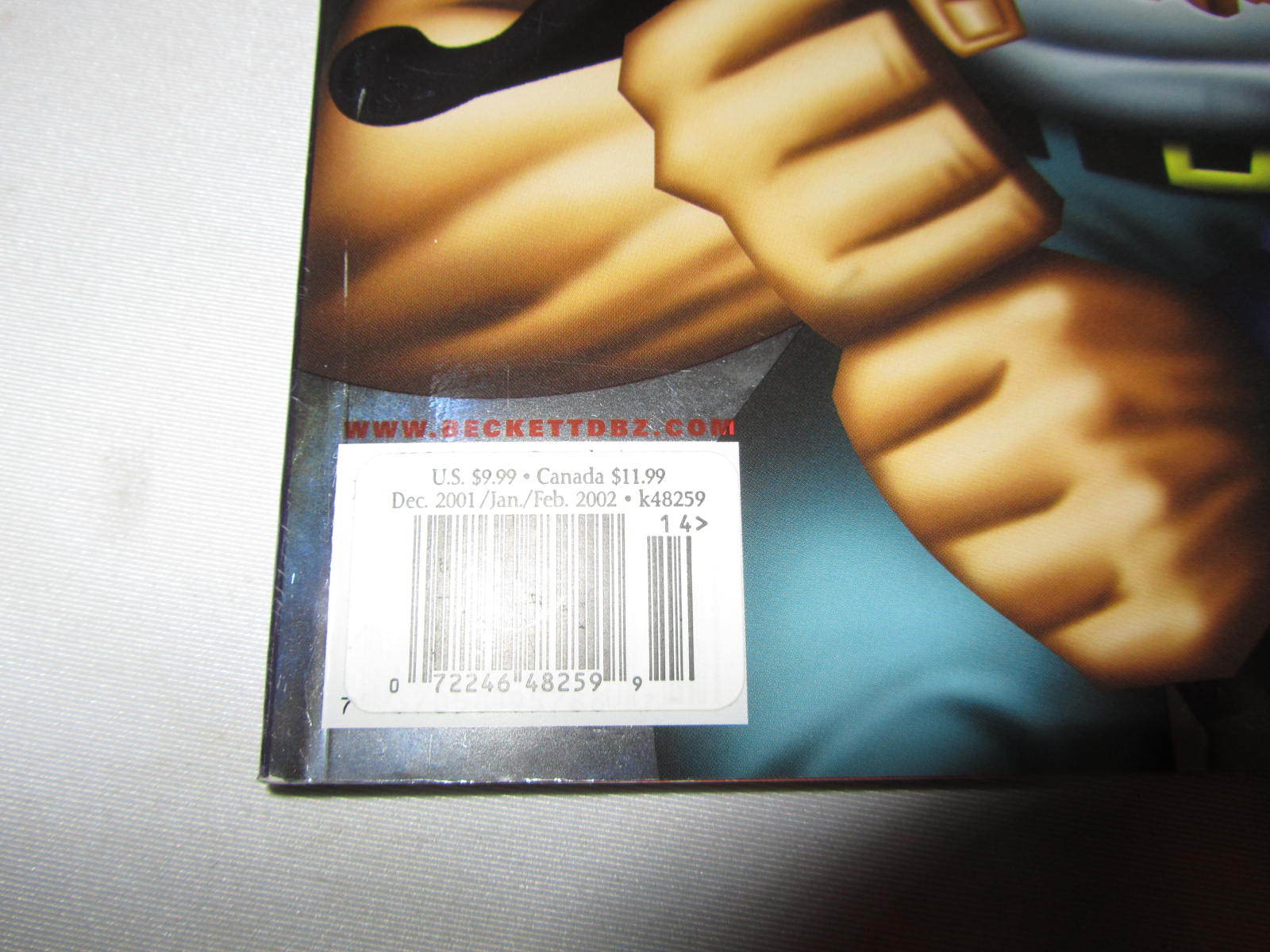 The Best of Dragonball Z Quarterly Magazine Trunks Cover Issue 2 2002 Beckett