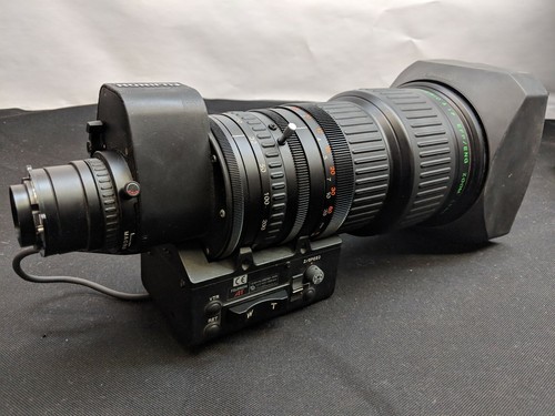 Fujinon Aspheric TV Broadcast Lens, Case, Controls, Cables, And Mounts Included