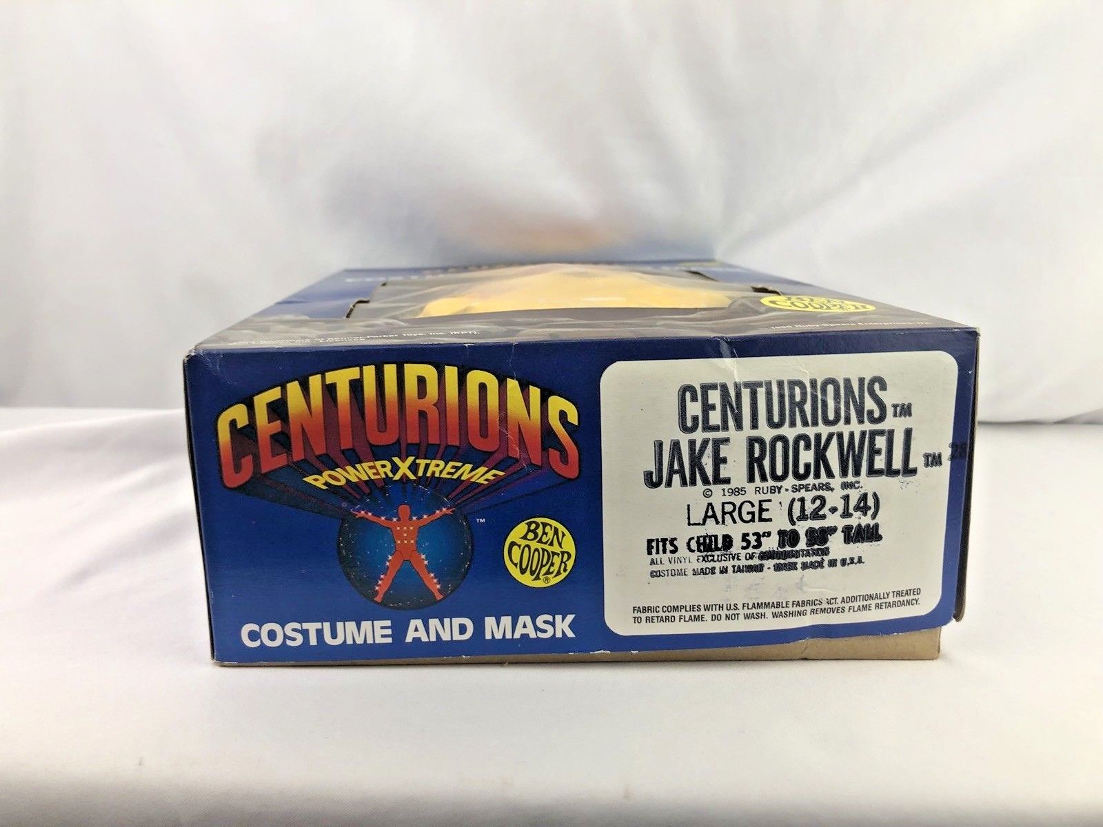 Kenner's CENTURIONS Ray Jake Rockwell Ben Cooper Halloween Costume 1985 Vintage