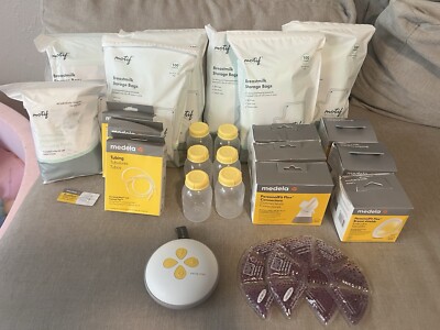 Medela Double Electric Breast Pump - With TONS Of New Accessories!