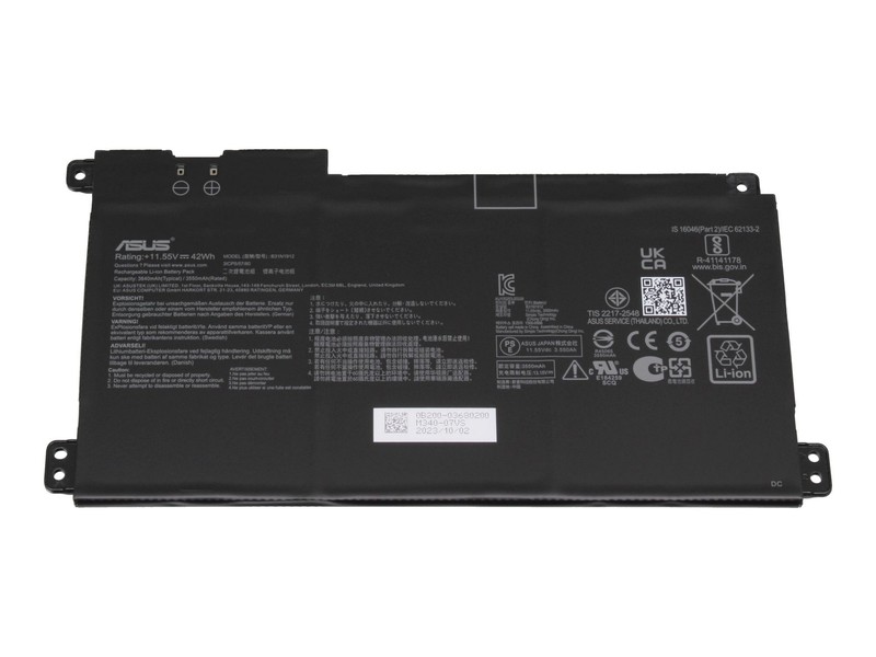 Asus 0b200-03680100 Original Batterie 42wh