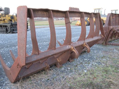 Pemberton 8 Tine Stacking Rake for Wheel loaders