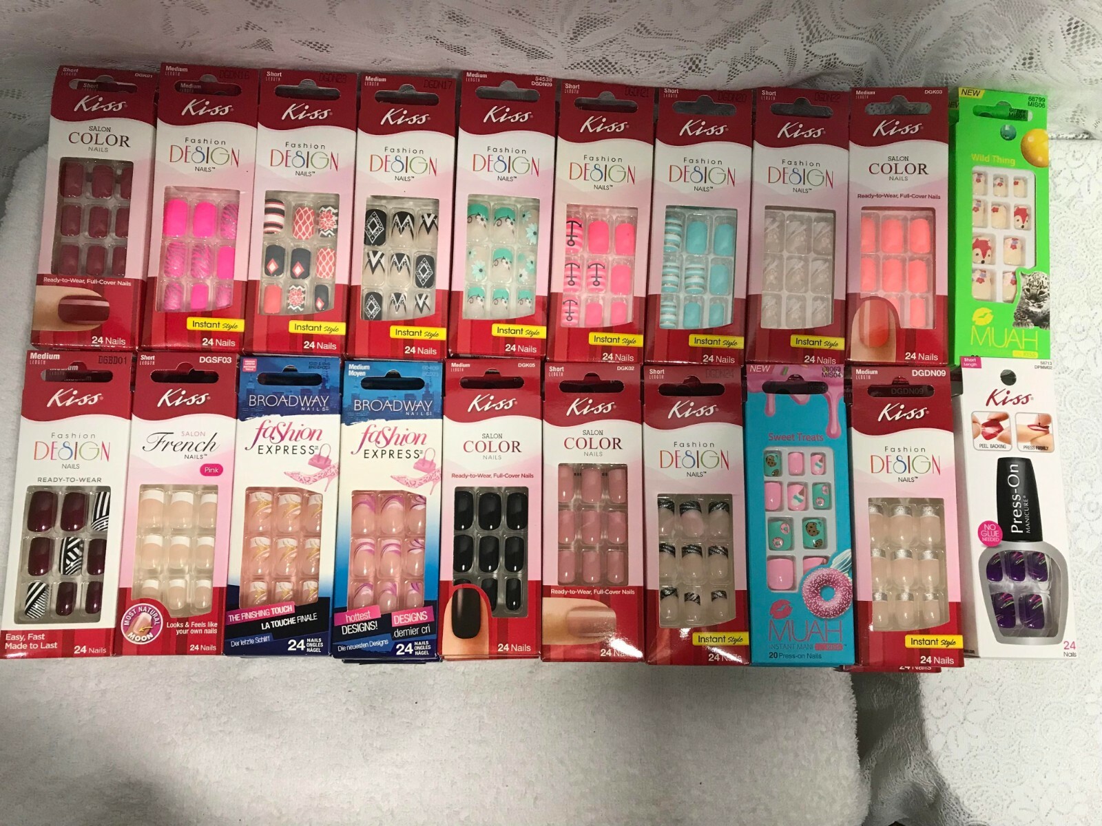 Kiss Salon Color Nails | eBay