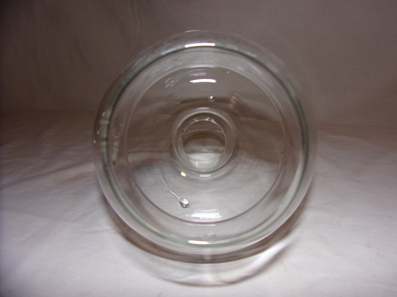 Big Bulge ROSE MOTIF Oil Lamp Chimney (CHIMR4)