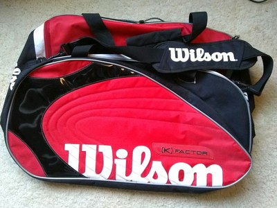 wilson pro tour k factor tennis bag