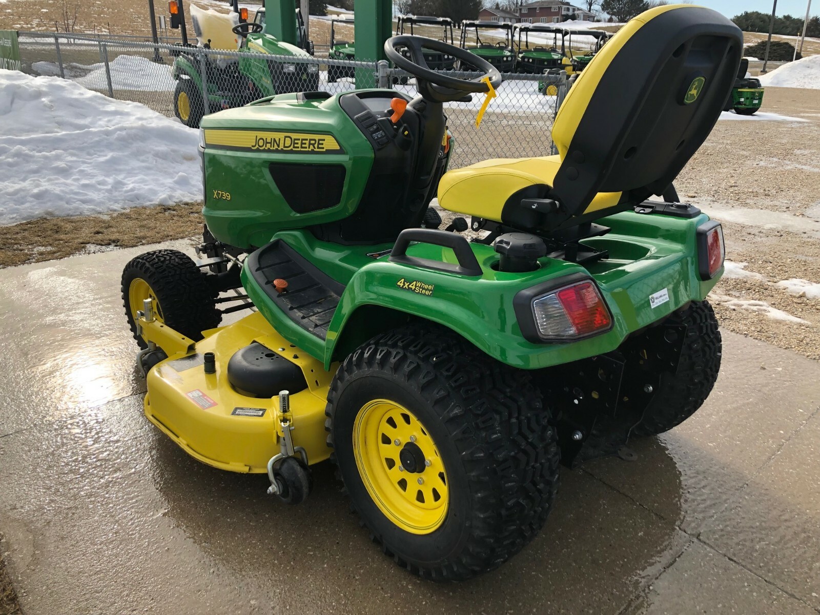 2018 John Deere X739 4WD/4WS 60HC STD PTO CONNECT DECK # 141463