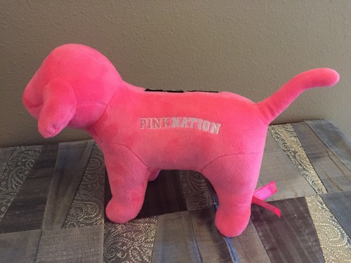 NEW Victorias Secret PINK VS Exclusive PINK NATION Cozy Puppy Dog FALL 2018