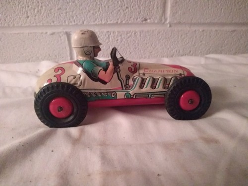 Vintage J. Chein tin friction racer