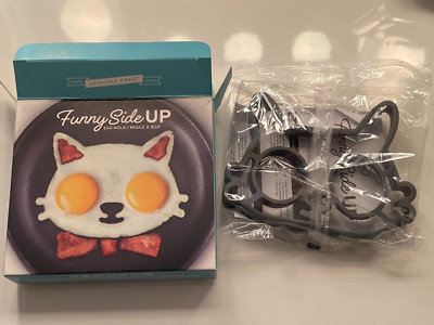 2004 Genuine Fred Funny Side Up Silicone Egg Mold FACTORY SEALED JUST KITTEN!