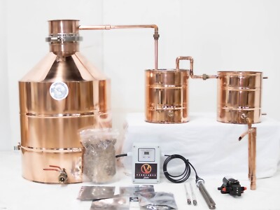 20 Gallon Copper Moonshine Whiskey COMPLETE DISTILLERS KIT  by Vengeance Stills
