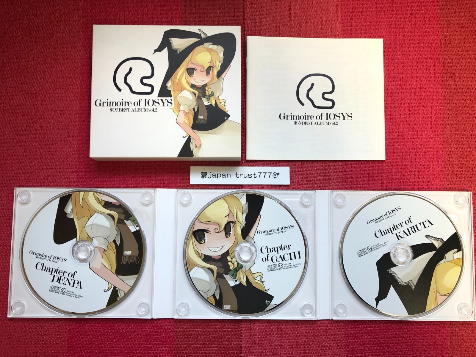 Grimoire of IOSYS - 東方BEST ALBUM vol.2 - Grimoire of IOSYS Touhou Toho Project BEST ALBUM vol.2 3CDs