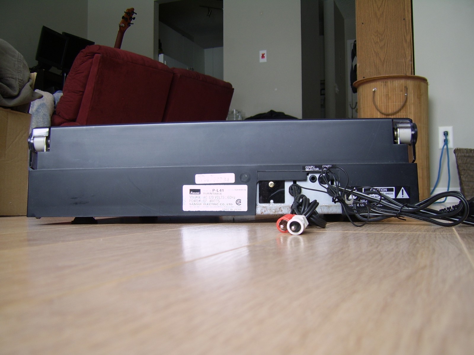 VINTAGE WORKING Sansui P-L41 Direct Drive Turntable + RARE Pickering Cartridge