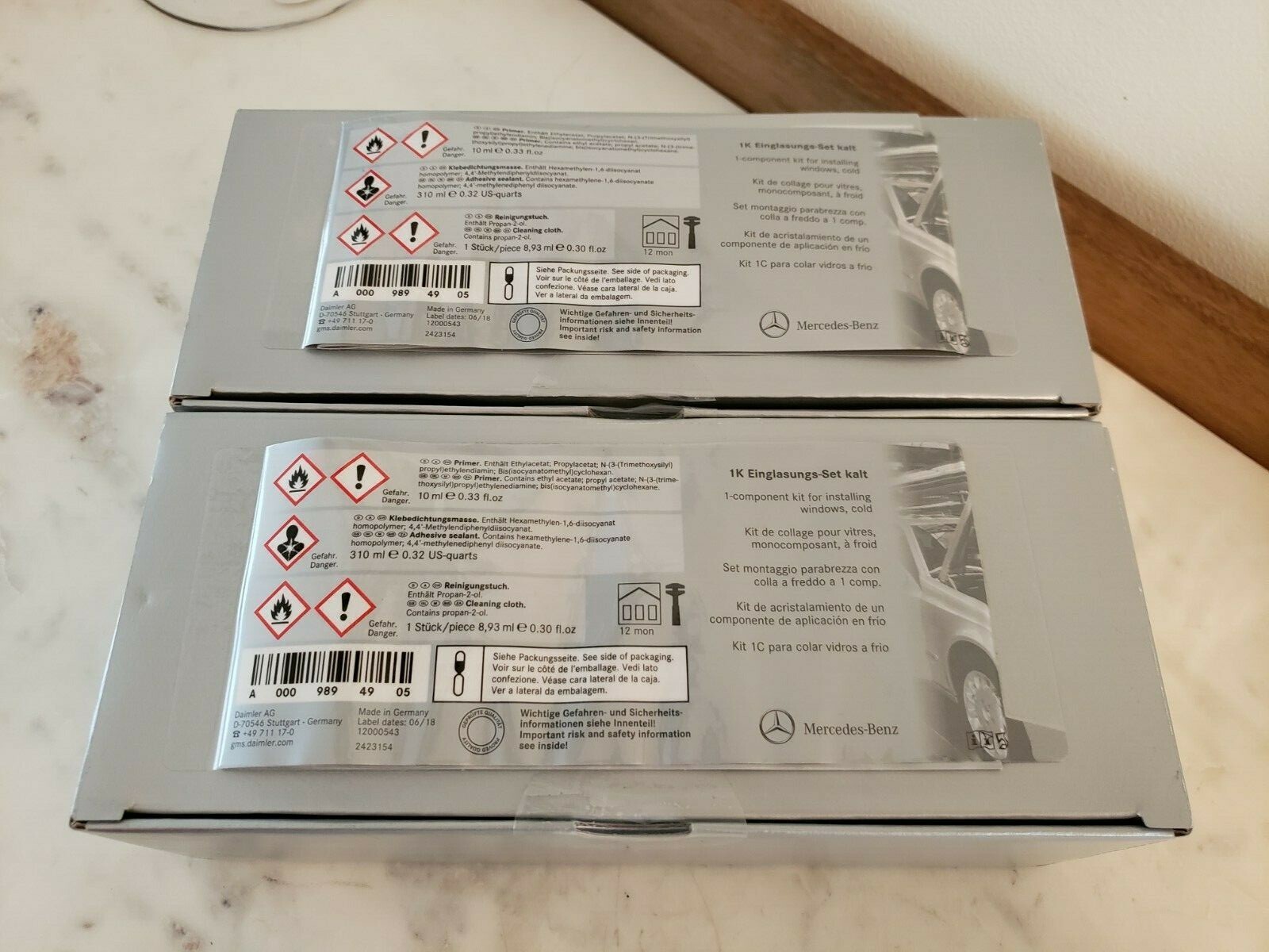 2X Mercedes-Benz AMG OEM INSTALLING WINDOWS COLD A 000-989