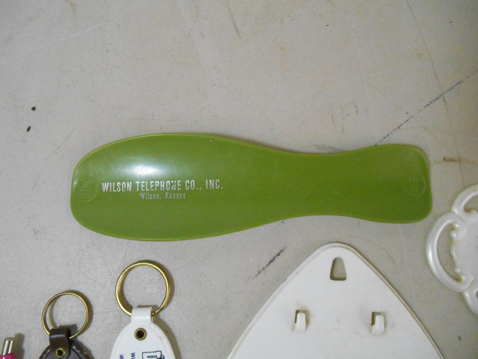 Lot of Vtg Advertising Items- Thermometer, Key Rack, Phillips 66 Executive Key