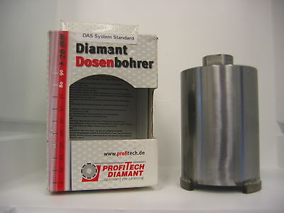 Profi Tech Diamantbohrkrone Chromline silber 68 mm M 16 Dosensenker Bohrkrone