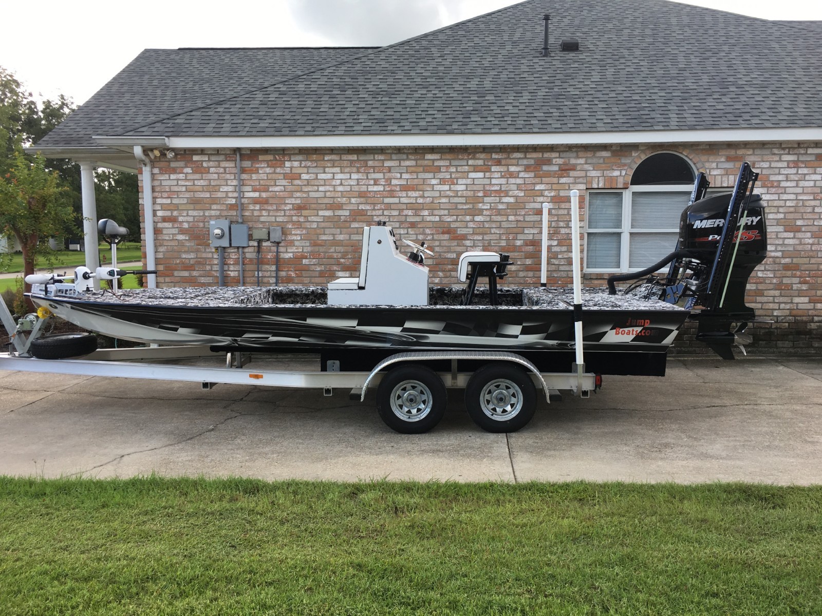 2019 Flats boat, bay boat, jump boat, custom built aluminum tunnel boat