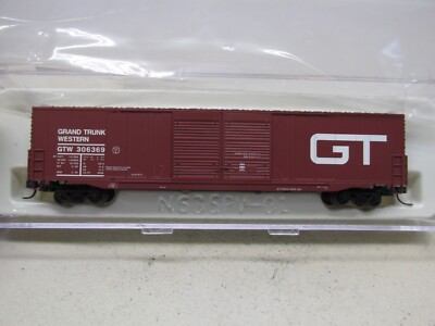 ATLAS # 36902 ~GRAND TRUNK WESTERN 60' AUTO PARTS BOX CAR # 306369~N SCALE~LOT B