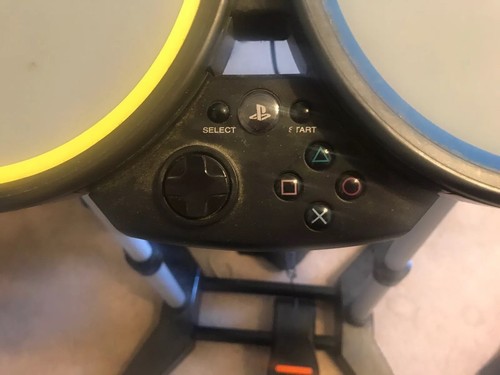 PlayStation 2 Wired Rock Band Drum Set, Foot Pedal, Also Rock Band 2 PS3 Game