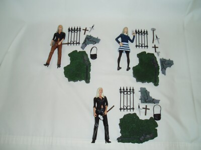 Buffy the Vampire Slayer & Angel Darla 6'' Action Figures Lot of 3