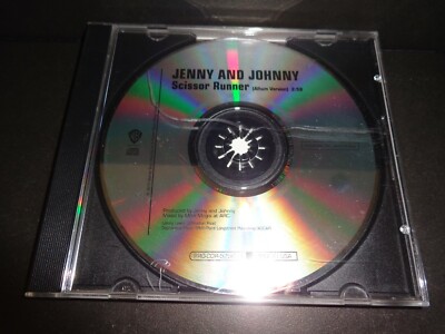 SCISSOR RUNNER by JENNY AND JOHNNY-Rare Collectible Promotional CD Single--CD