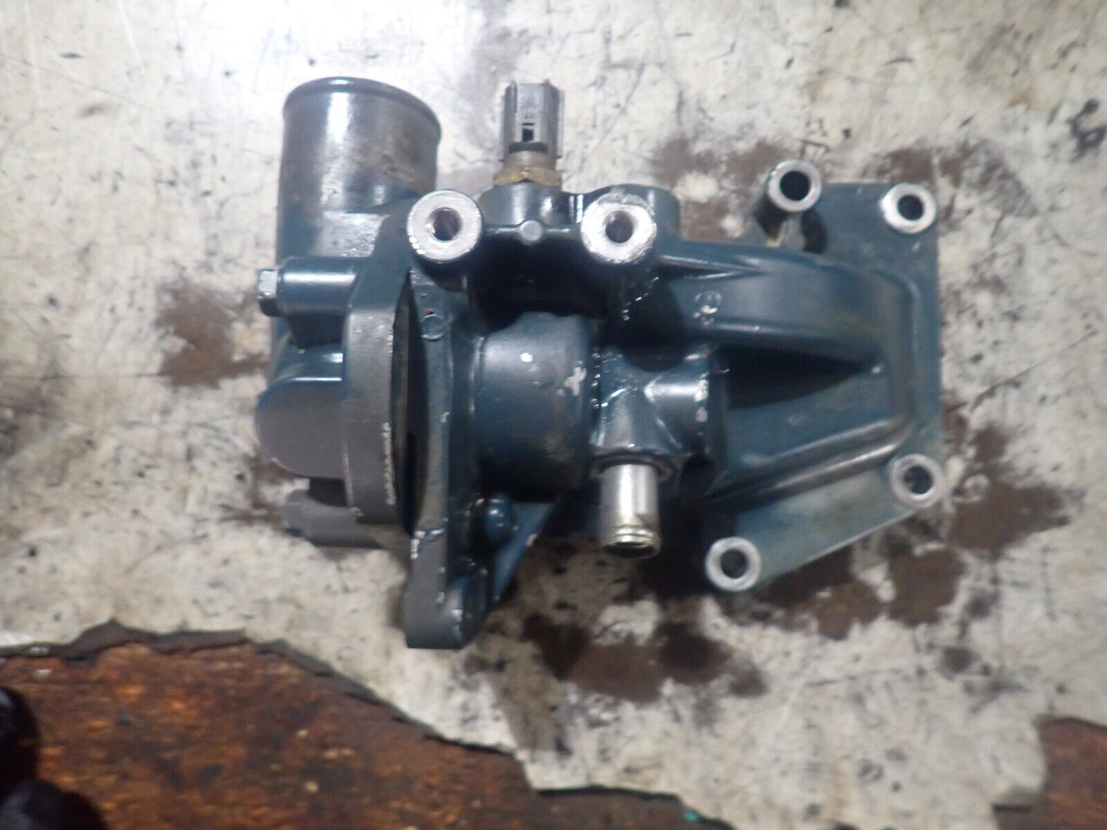 Kubota V3800 TIEF4 Diesel Engine Thermostat Housing 1C011 Kubota V3800 TIEF4 Diesel Engine Thermostat Housing 1C011
