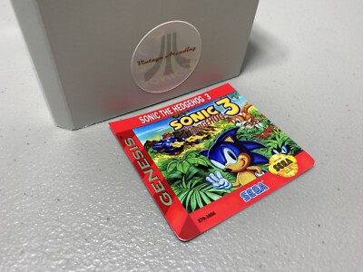 Sonic the Hedgehog 3 (Sega Genesis) Replacement Label