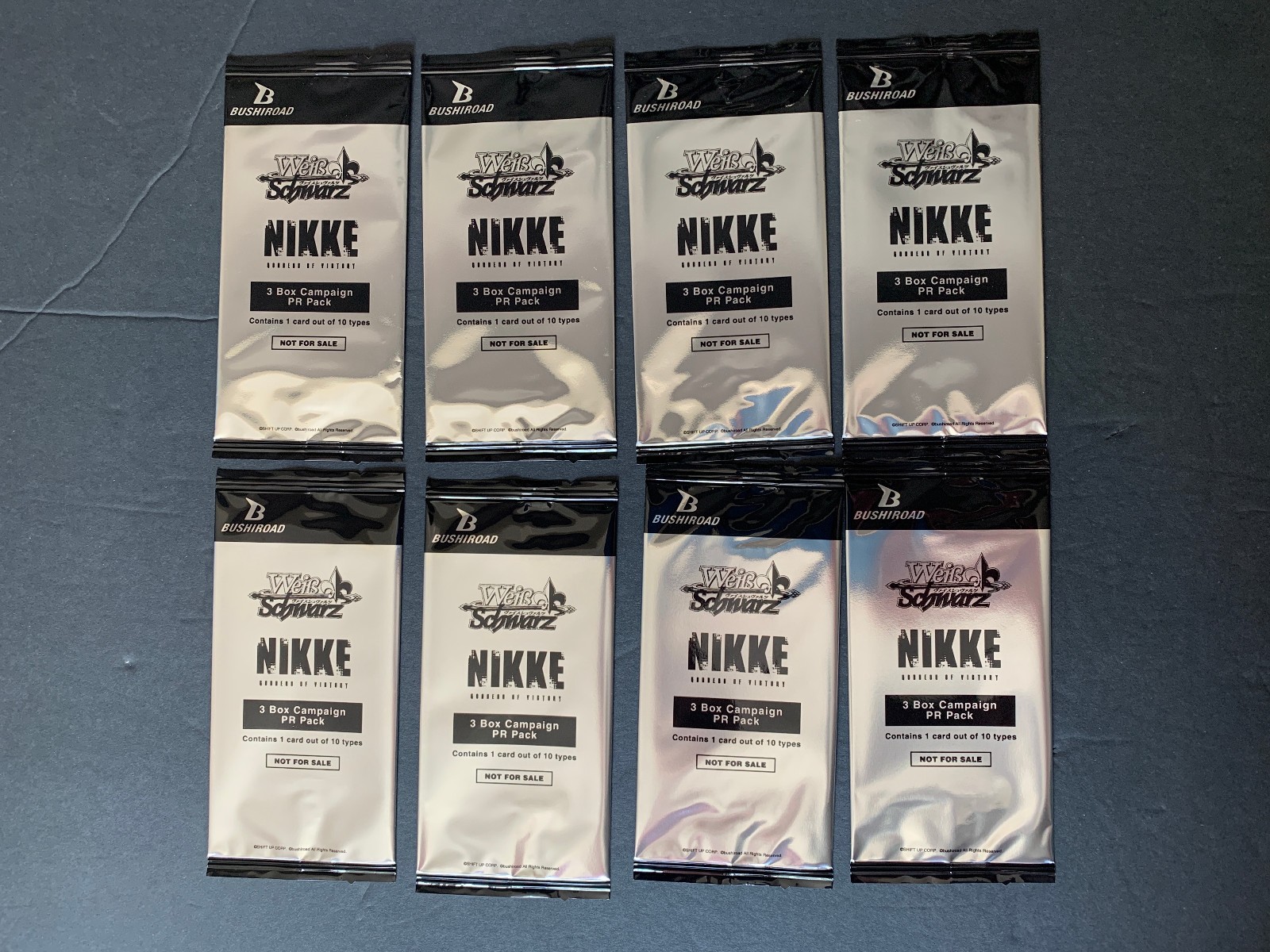 Weiß Weiss Schwarz Nikke Goddess of Victory 3 Box Campaign PR Packs Lot Of 8 #2