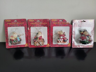 VTG Studio Eluceo Realistic Sound Christmas Ornaments Set Of 4 Eluceo In Motion 