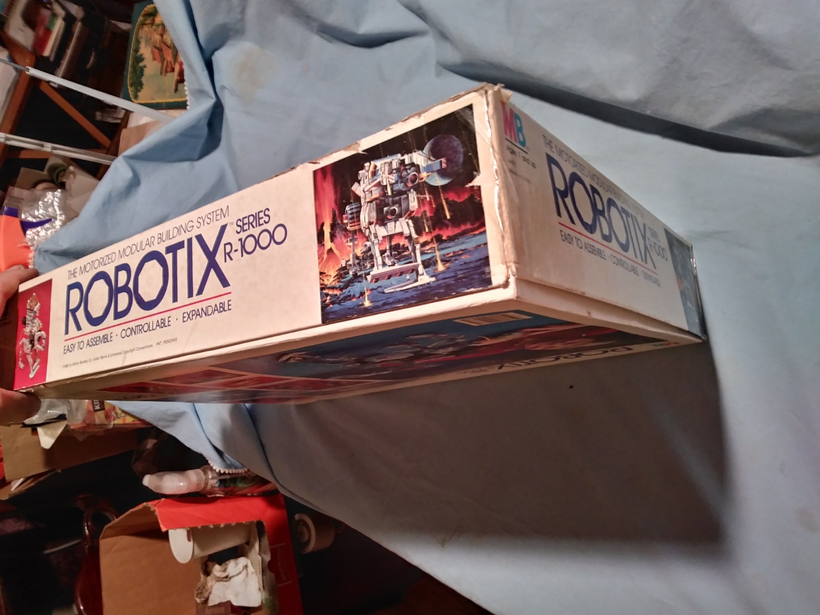 Vintage Robotix R-1000 Series Motorized Building System Milton Bradley 1985