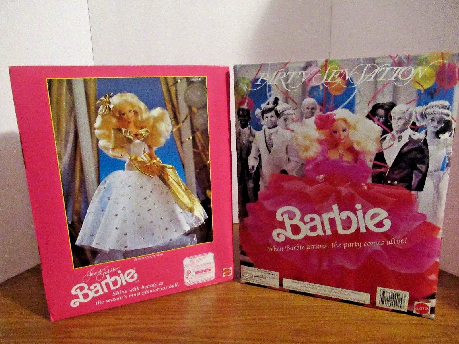 Barbie DOLL lot of ( 2 ). PARTY SENSATION 1990.  JEWEL JUBILEE 1991.  BNIB.