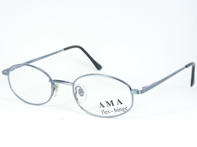 AMA MOD. E-2900 COL 003 METALLIC BLUE EYEGLASSES GLASSES FRAME 46-19-140mm