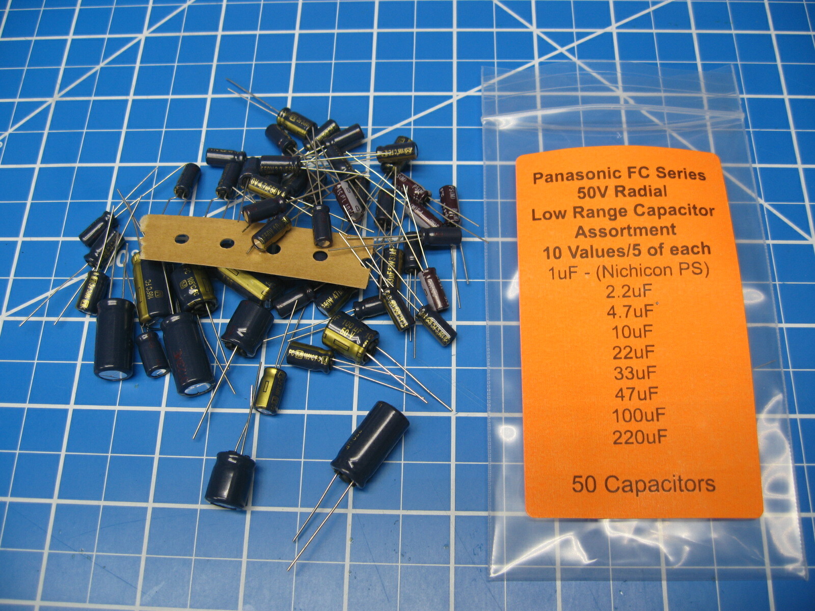 Panasonic - FC Series Capacitors - Individual Values and Kits 2.2-4700uF 25V/50V