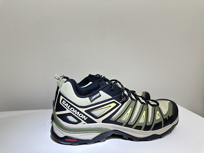 Size 8 - Salomon X Ultra Pioneer Waterproof Oil Green Castor Grey W