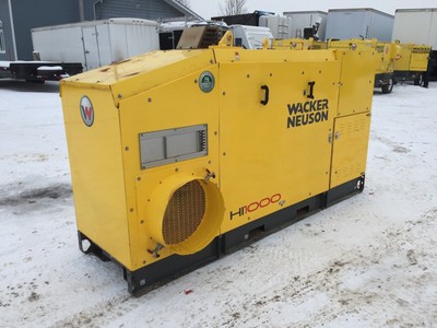 2015 Wacker Neuson HI1000 LPG or Natural Gas Indirect Fire Heater 1 000 000BTU