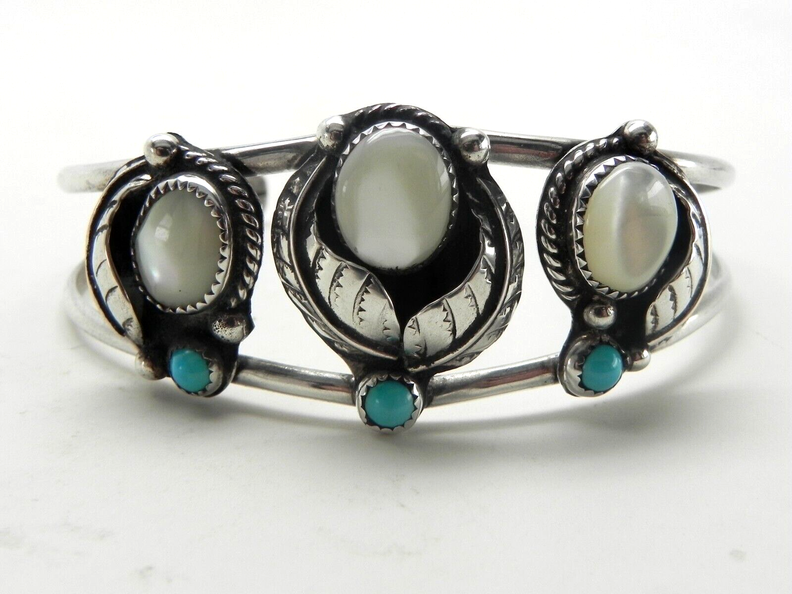 Eddie Chee Navajo Sterling Silver Cuff 6