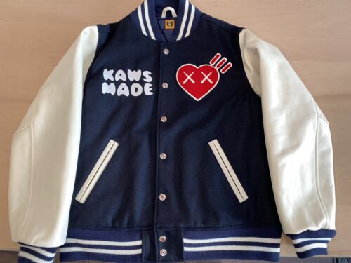 Authentic! Human Made x KAWS Varsity Jacket. Nigo. Size Authentic! Human Made x KAWS Varsity Jacket. Nigo. Size