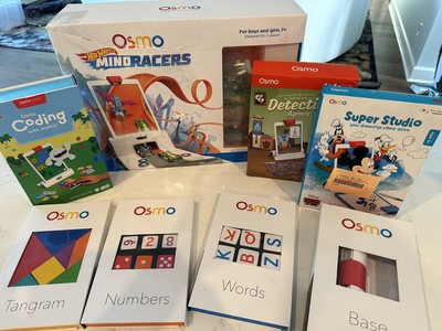 Osmo Bundle Lot With 2 Bases, Numbers, Letters, Alphabet, Coding, Educational