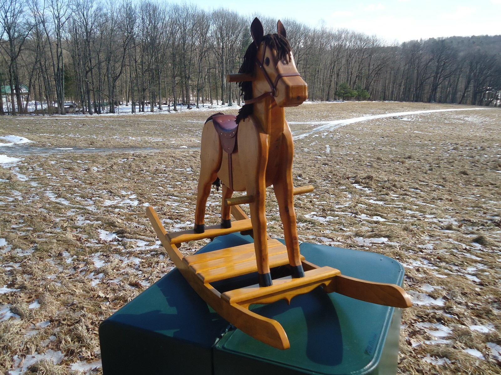 Antique Reproduction Bow Rocking Horse