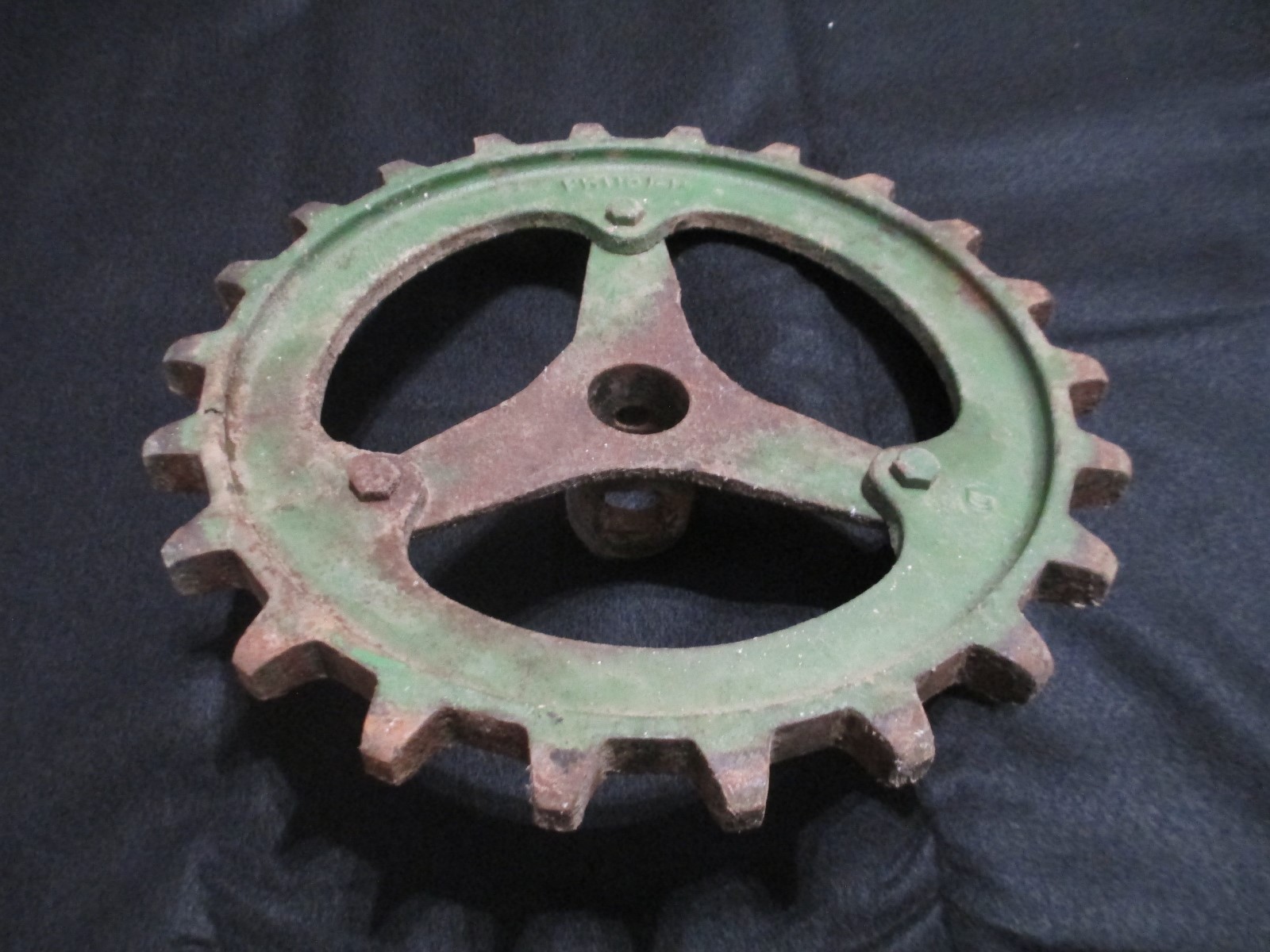 JD Industrial Machine Age Steel/Cast Iron Gear/Cog Steampunk Art Lamp Base