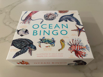 Beautiful OCEAN BINGO game - Excellent Gently Used Condition