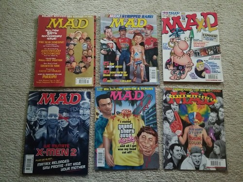 Vintage Mad Magazine Lot 2002 2003 Lot of 6 Issues - J821 | eBay