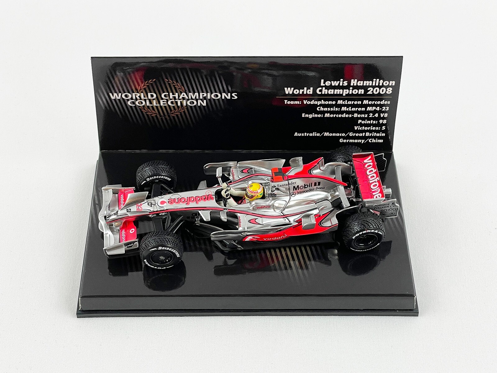 McLaren F1 MP4-23 #22 Lewis Hamilton Brazil 2008 World McLaren F1 MP4-23 #22 Lewis Hamilton Brazil 2008 World