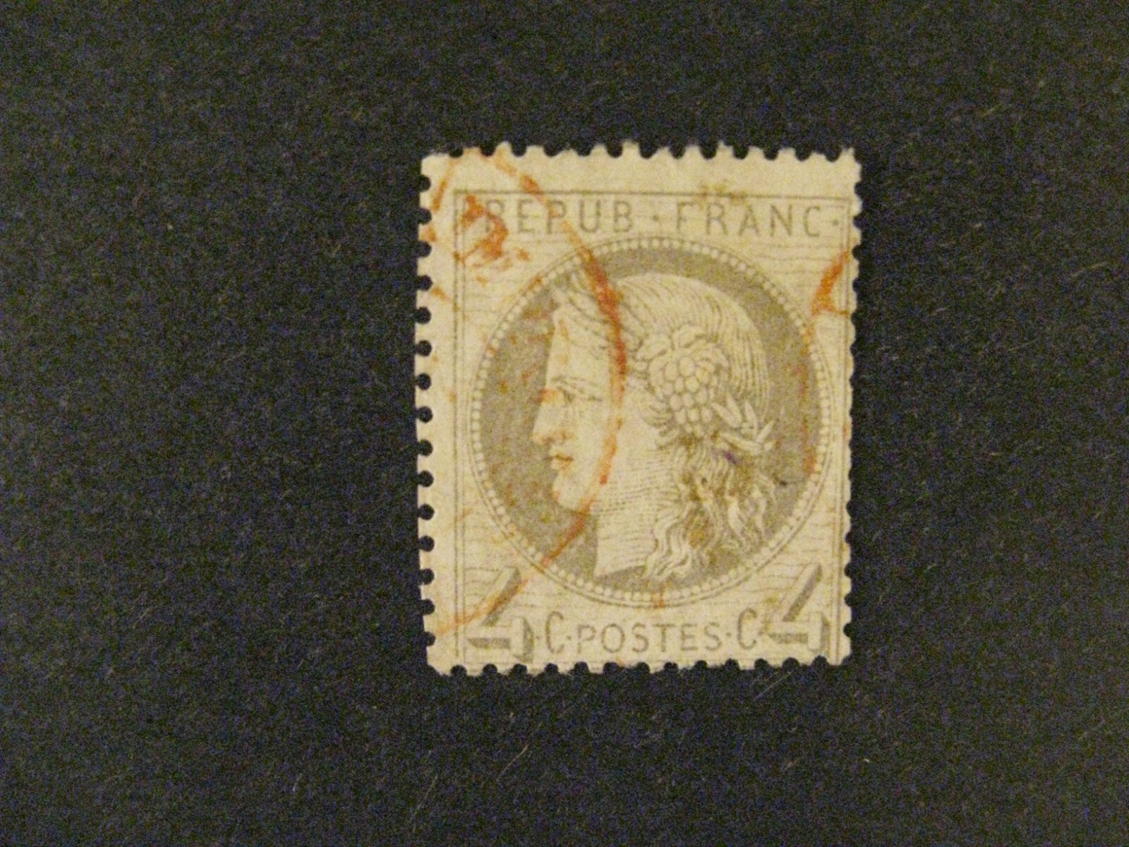 France #52 used red cxl thin spots a21.9 2914 | eBay