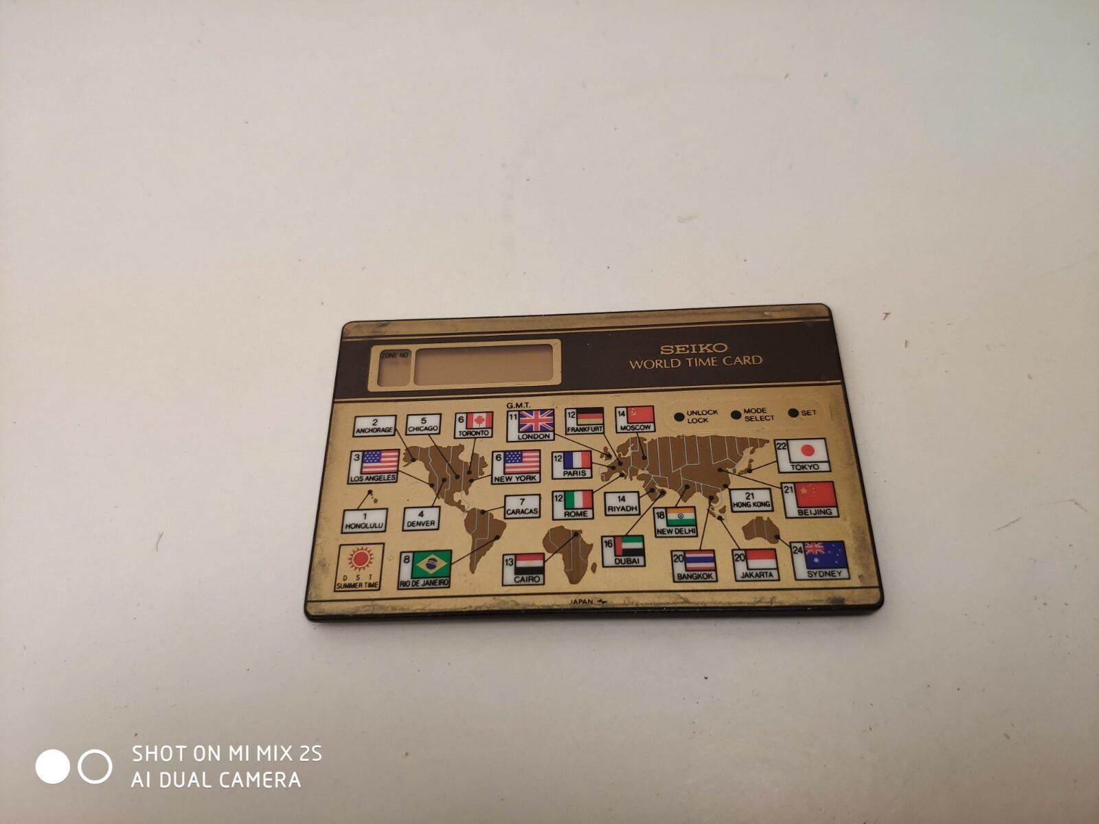 SEIKO ワールドタイムカード（EK450J YJ30-4001） SEIKO ワールドタイムカード（EK450J YJ30-4001）