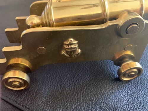 British Ship Serapris 1779 Brass Cannon Victory At Sea Virginia Metalcrafters