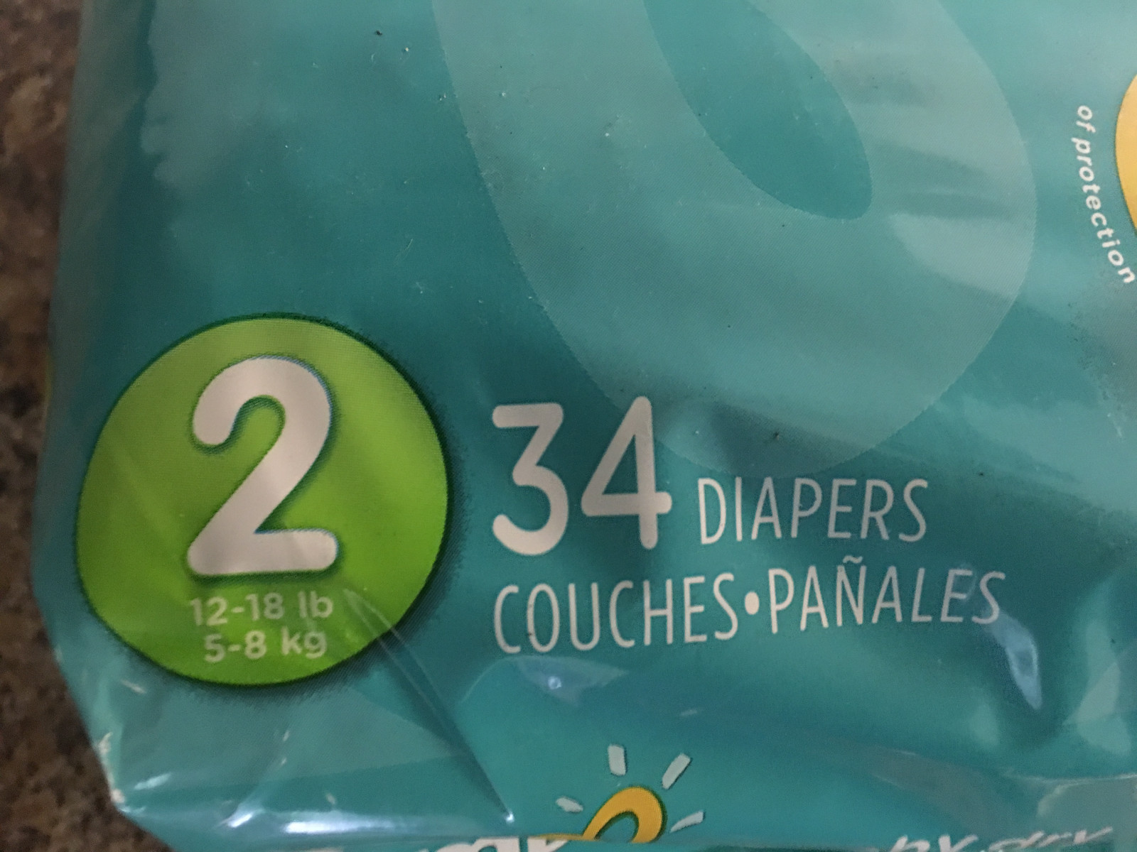 Pampers Baby Dry Diapers - size 2 - 136 total