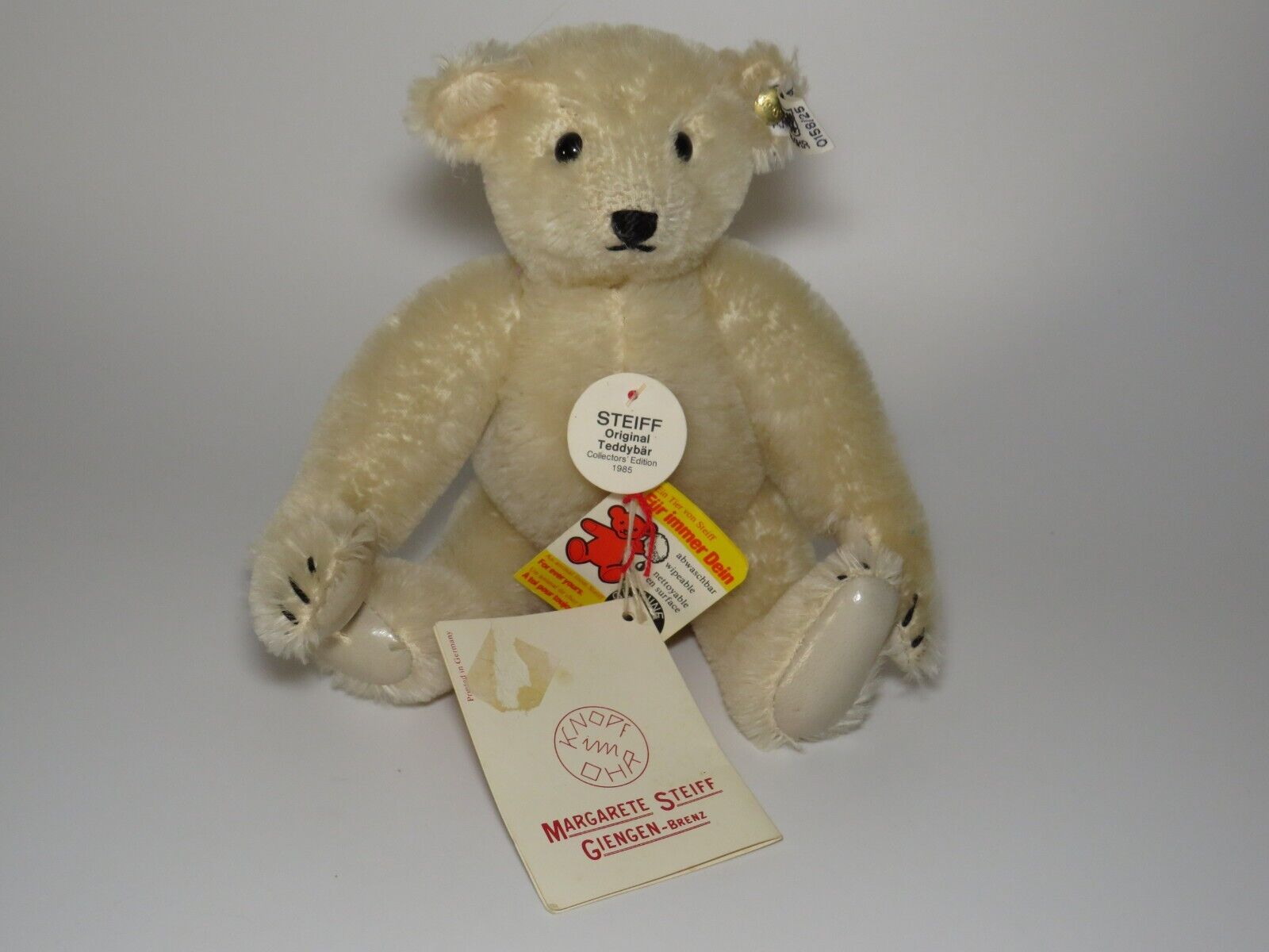 Steiff 1985 Jointed Mohair 9 Steiff 1985 Jointed Mohair 9