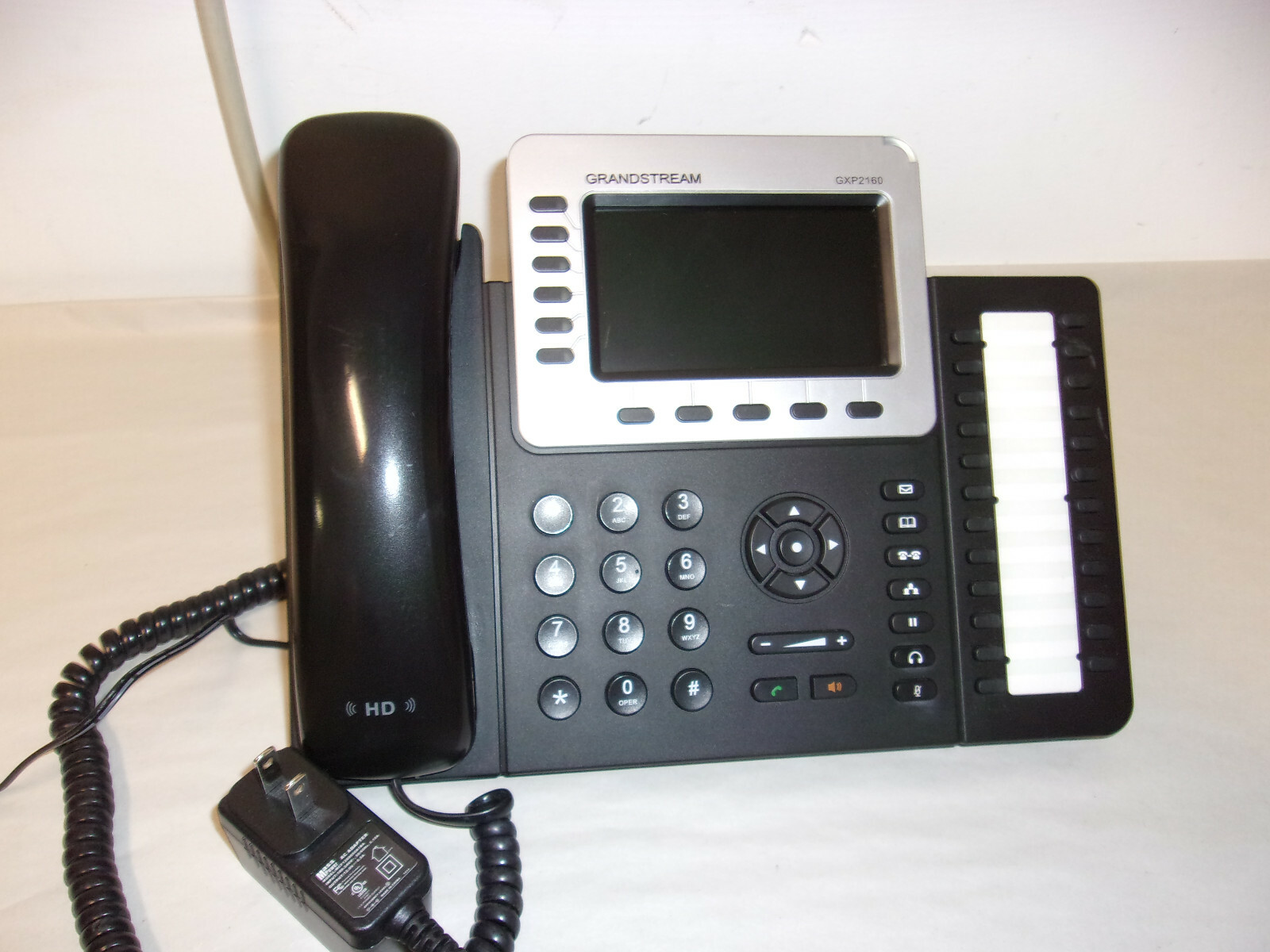 GRANDSTREAM GXP2160 IP PHONE WITH POWER SUPPLY  RESET