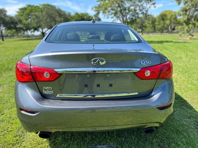 Owner 2017 Infiniti Q50 Sedan Grey AWD Automatic PREMIUM