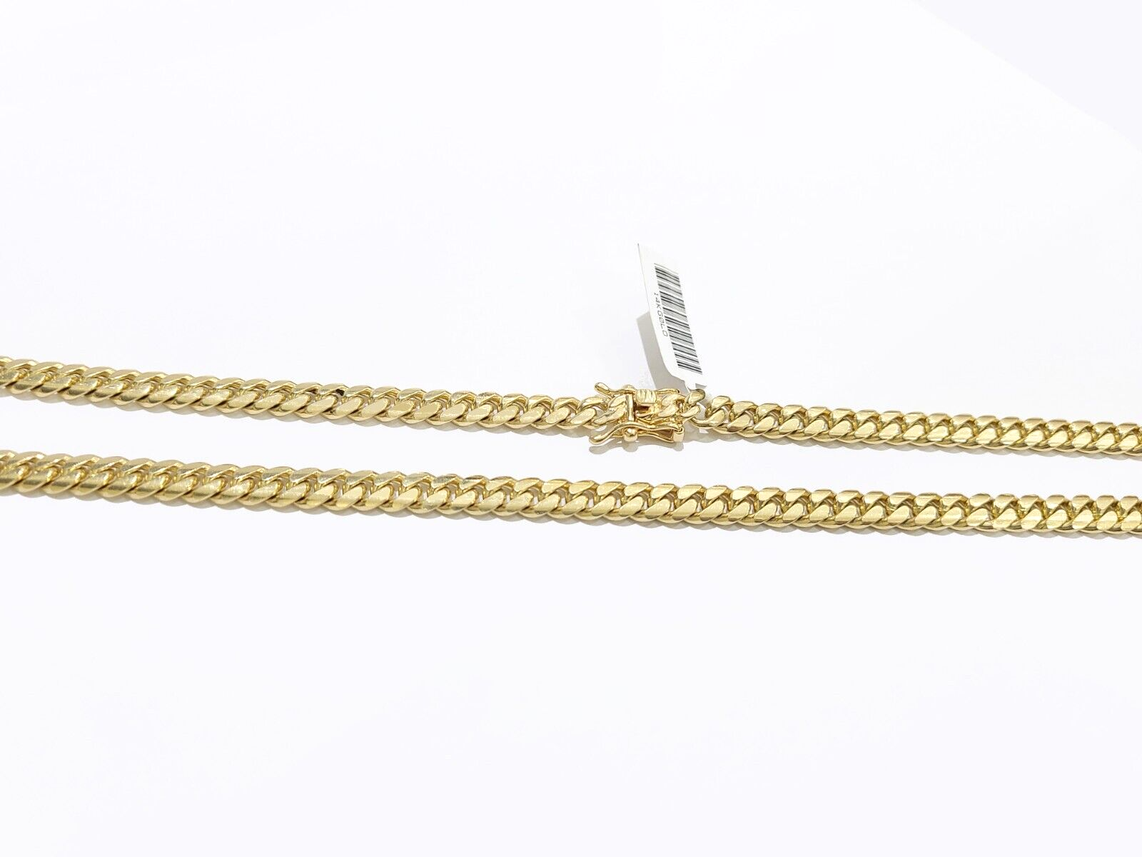 Pre-owned Goldbar Jewelers Real 14k Solid Yellow Gold Necklace Miami Cuban Chain 6mm 26" Inch Unisex Chain